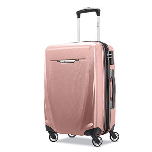 Samsonite Winfield 3 DLX Hardside Luggage with Spinners, Carry-On 20-Inch, Rose | Amazon (US)