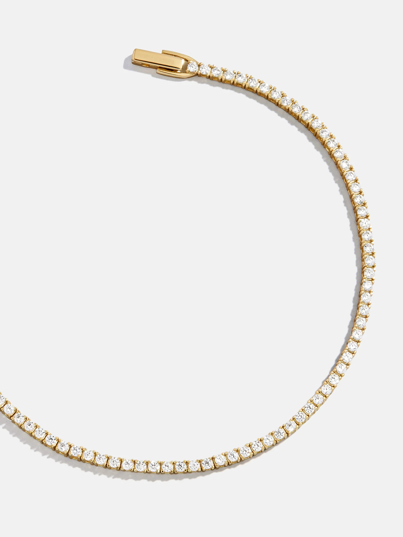 Billie 18K Gold Tennis Bracelet  - 18K Gold Plated Sterling Silver | BaubleBar