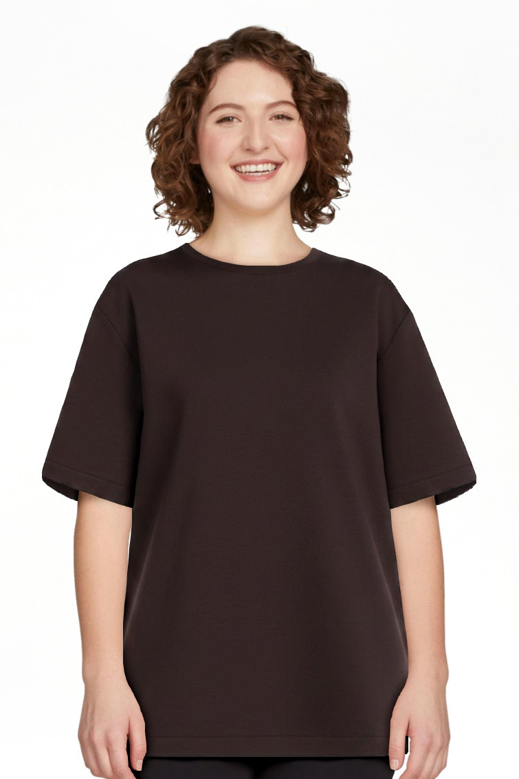 Avia Women's ScubaKnit Short Sleeve Tunic Top, Sizes XS-XXXL | Walmart (US)