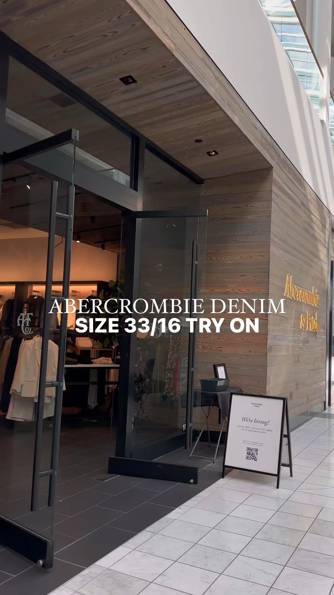 Size 33/16 Abercrombie curve love denim try on! Code DENIMAF for extra $$ off!

#LTKcurves #LTKunder100 #LTKsalealert