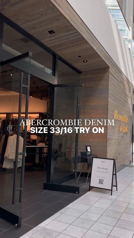Size 33/16 Abercrombie curve love denim try on! Code DENIMAF for extra $$ off!

#LTKcurves #LTKunder100 #LTKsalealert
