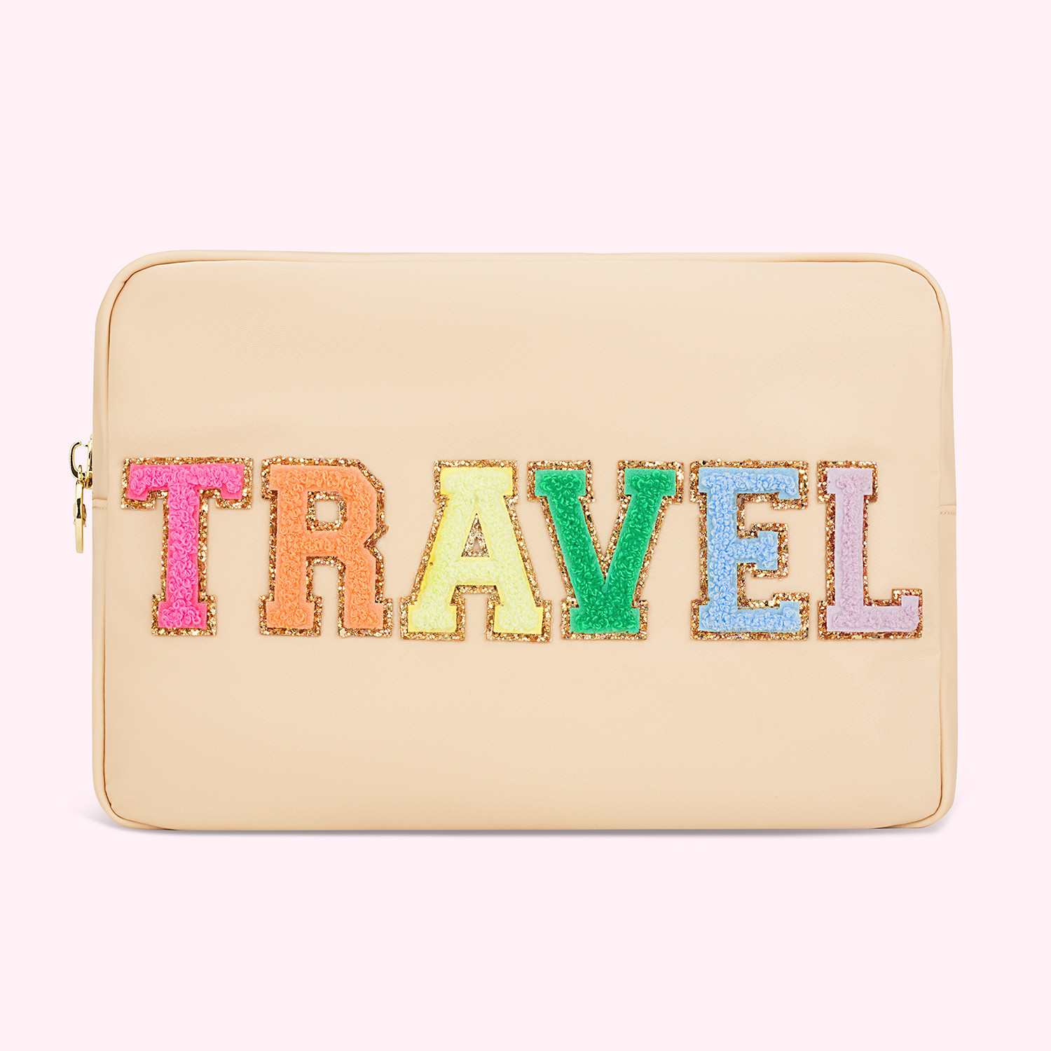 Sand "Travel" Large Pouch | Customizable Large Pouch - Stoney Clover Lane | Stoney Clover Lane