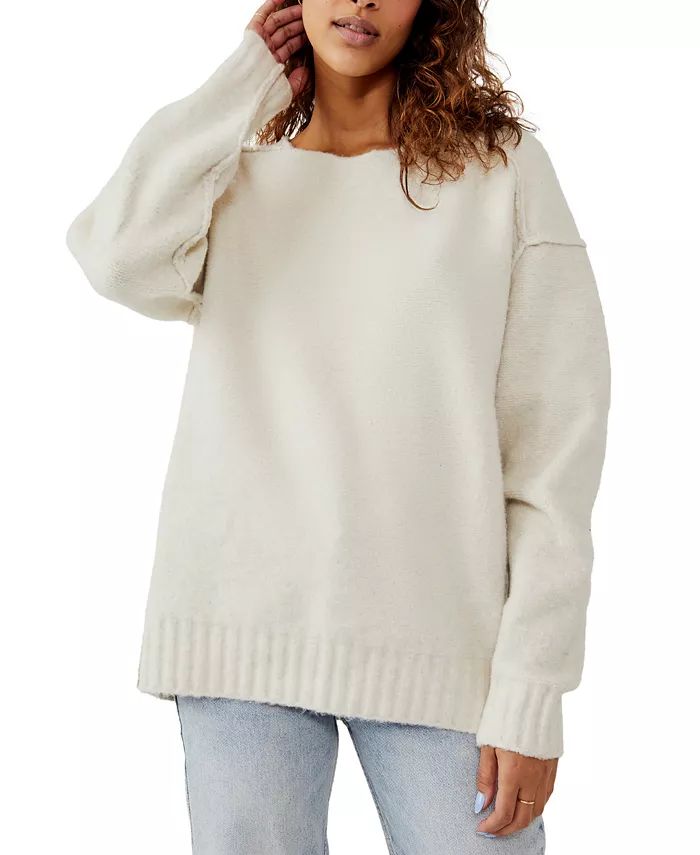 Free People Women's Defined Seam Eastwood Tunic Sweater & Reviews - Sweaters - Women - Macy's | Macys (US)