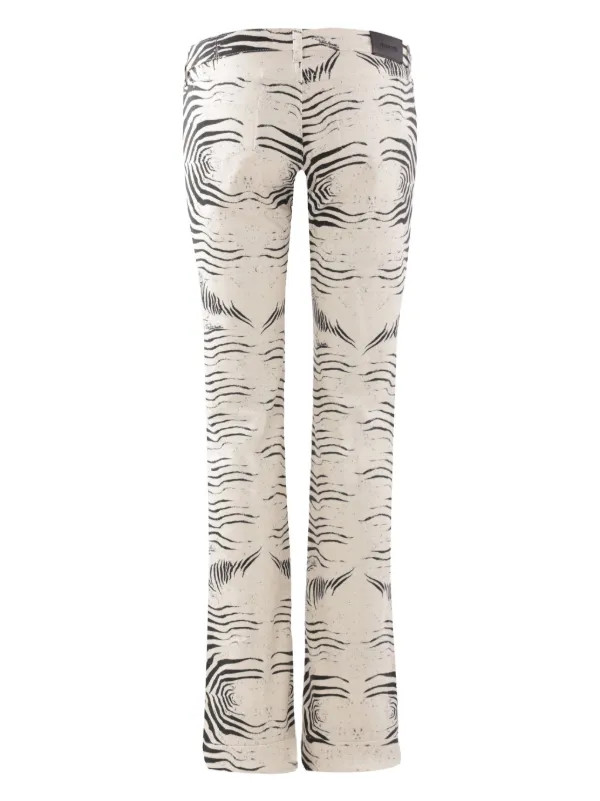 Roberto Cavalli tigress-print Trousers | White | FARFETCH | Farfetch Global