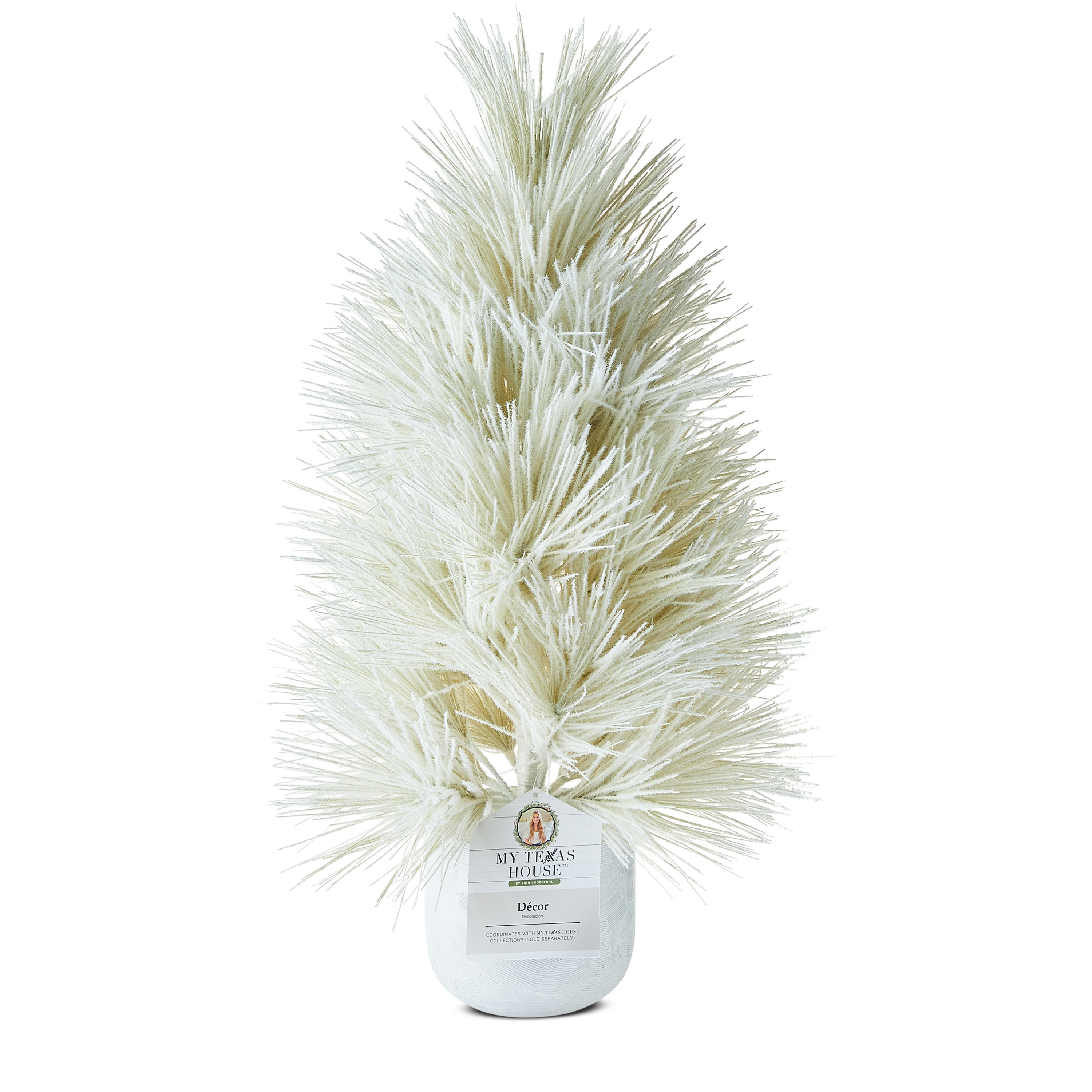 My Texas House Tree Decoration, Pine, White, 24 inch, 2.65 lb. | Walmart (US)