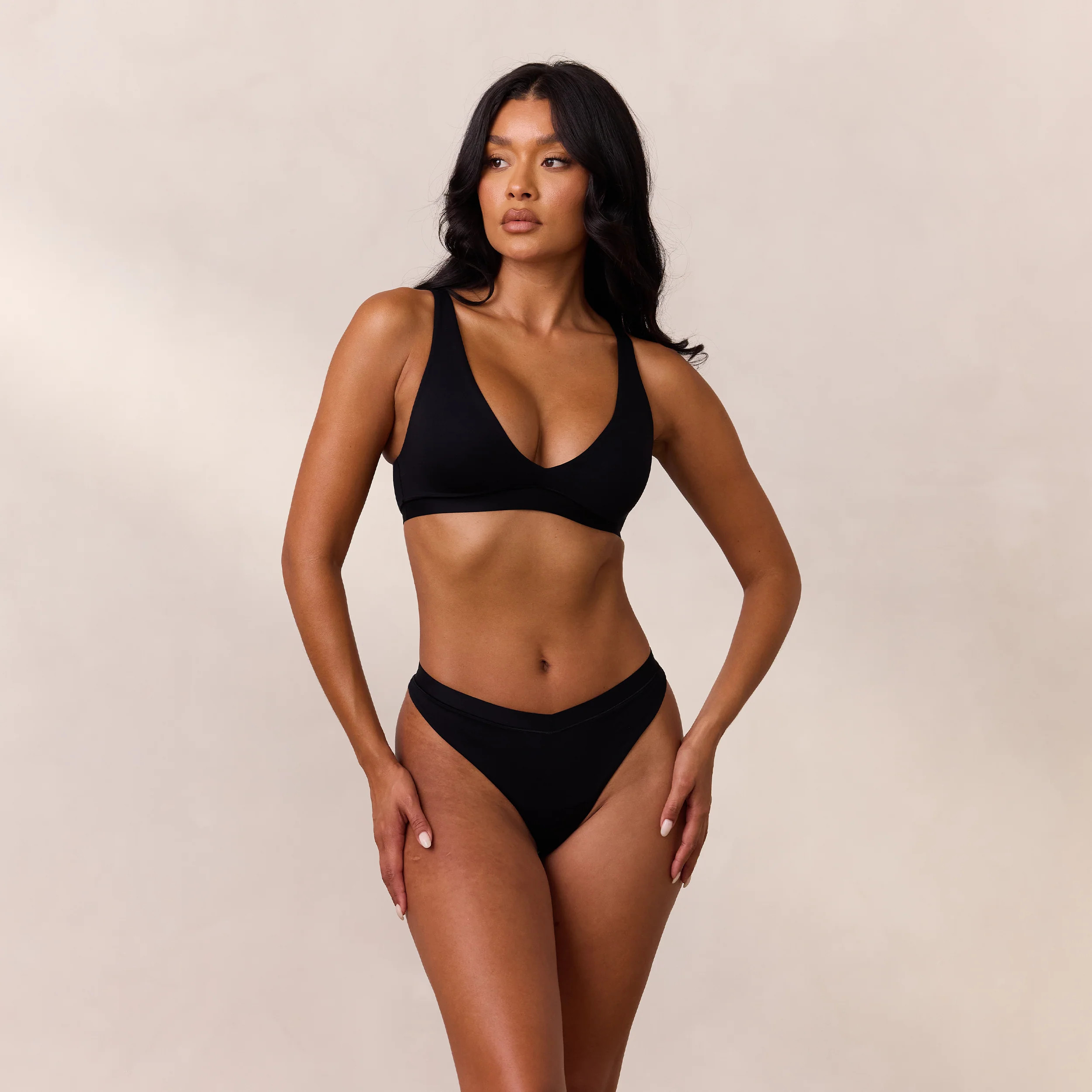 Everyday Comfort Triangle Bra - Black | Lounge (UK)