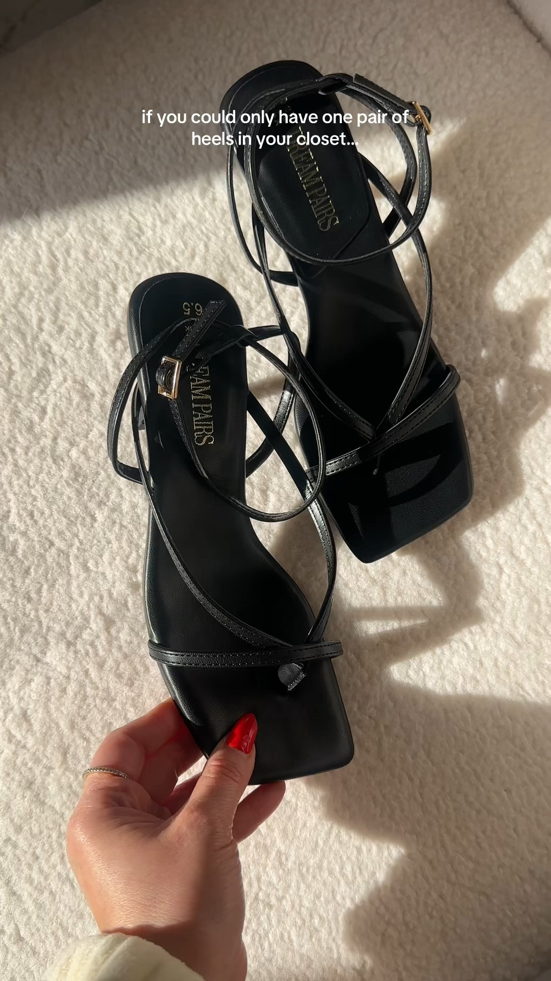 If you could only have one pair of heels in your closet, it would definitely need to be these! They’re super comfy, affordable, and easy to walk in. 