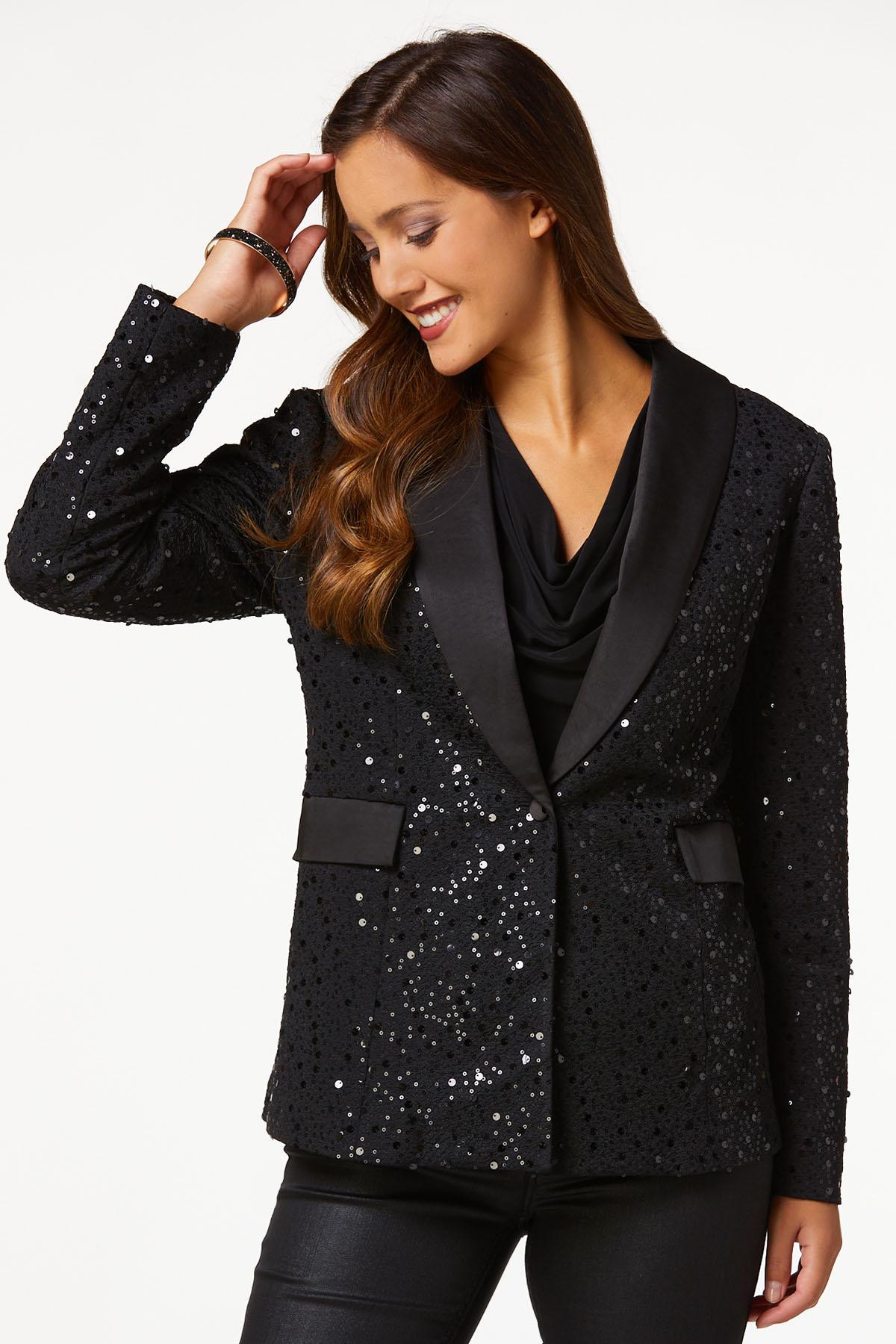 Sequin Blazer | Cato Fashions