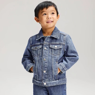 Toddler Boys' Denim Jacket - Cat & Jack™ Medium Wash 5T | Target