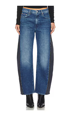 MOTHER The Half Pipe Flood in Black & Blue from Revolve.com | Revolve Clothing (Global)