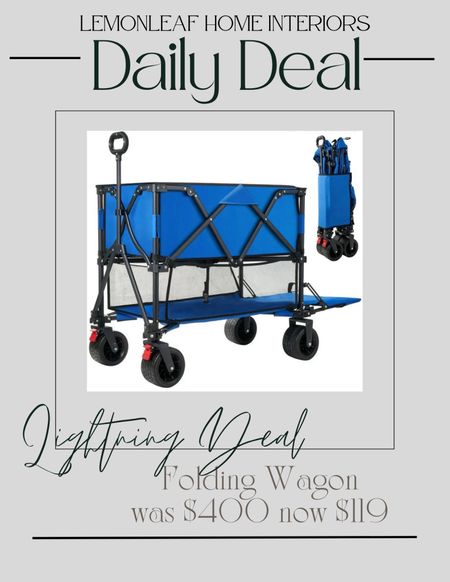 Amazing Deal! Save almost $300! This double decker folding wagon is perfect for All the spring summer sports and activities! 

#LTKTravel #LTKSaleAlert #LTKSeasonal