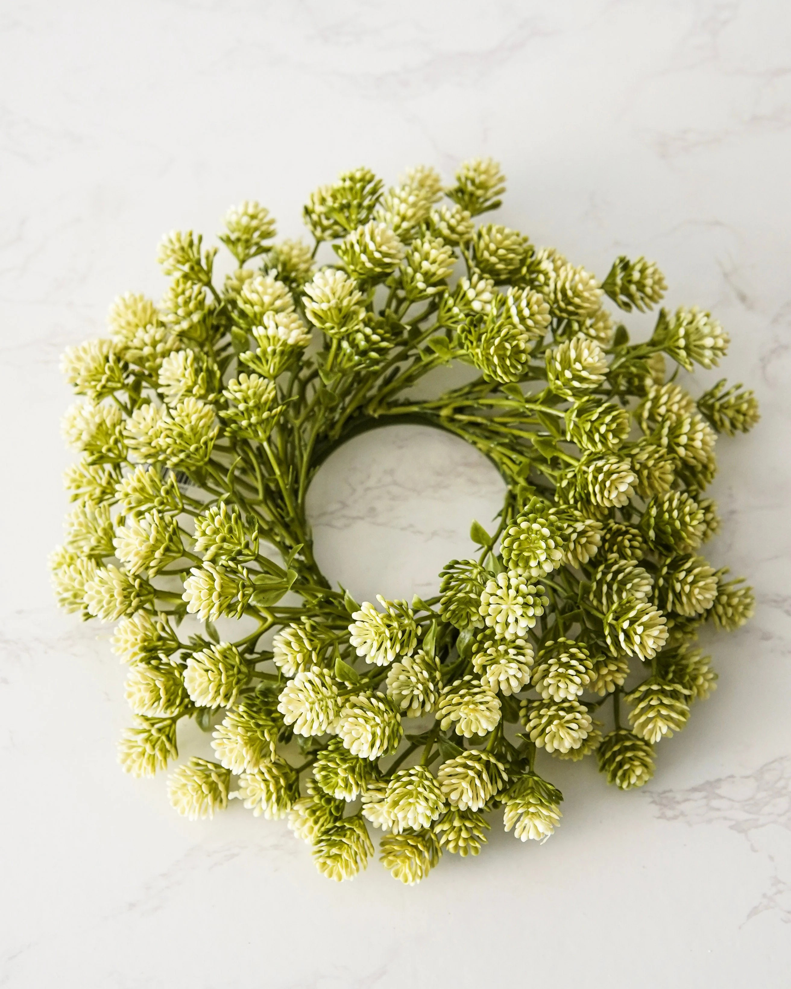 Willow Buds Candle Ring | Spring Green | MJHome