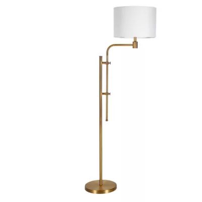 Polly Adjustable Height Floor Lamp in Gold | Bed Bath & Beyond