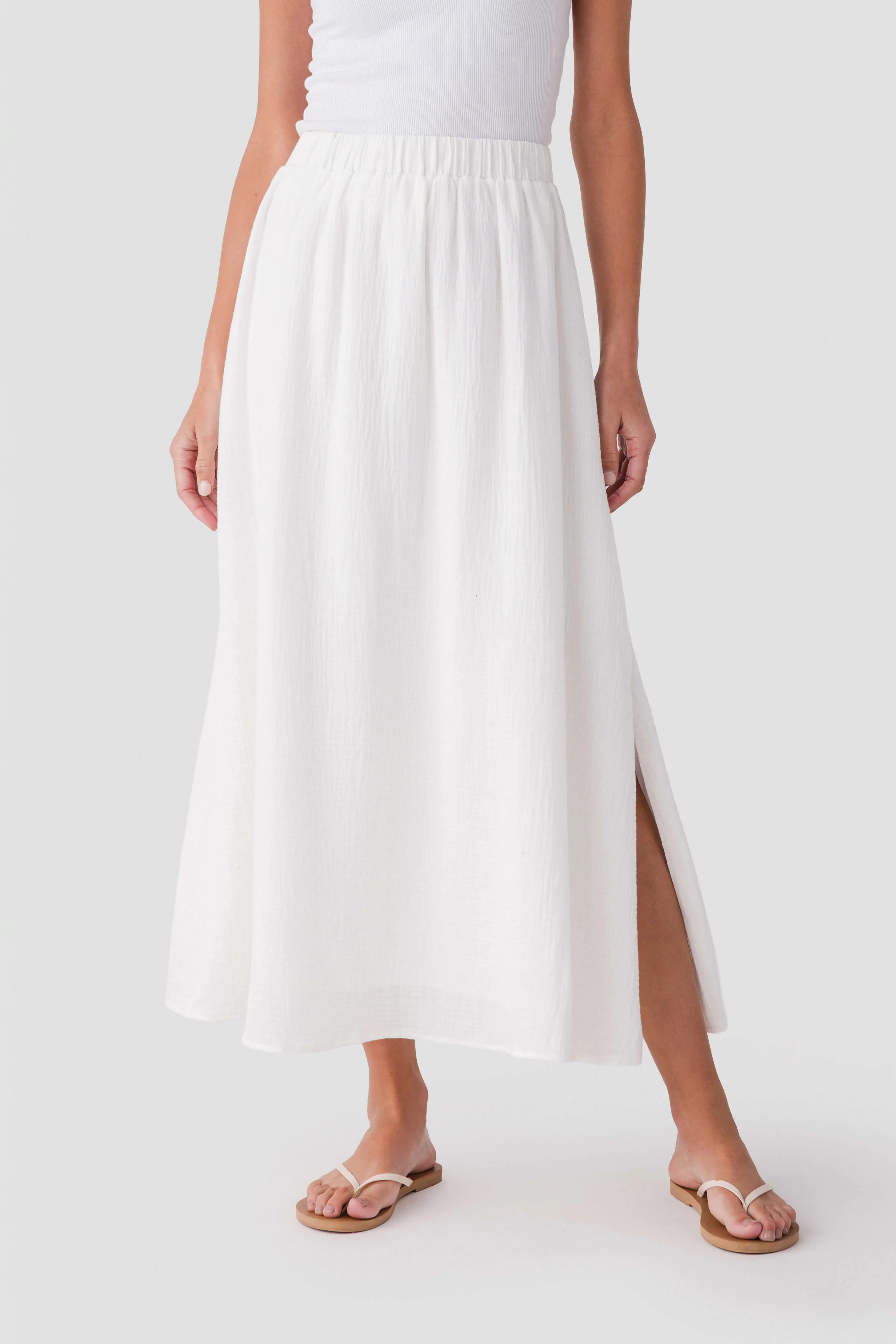 Wishlist Gauze Maxi Skirt | Social Threads