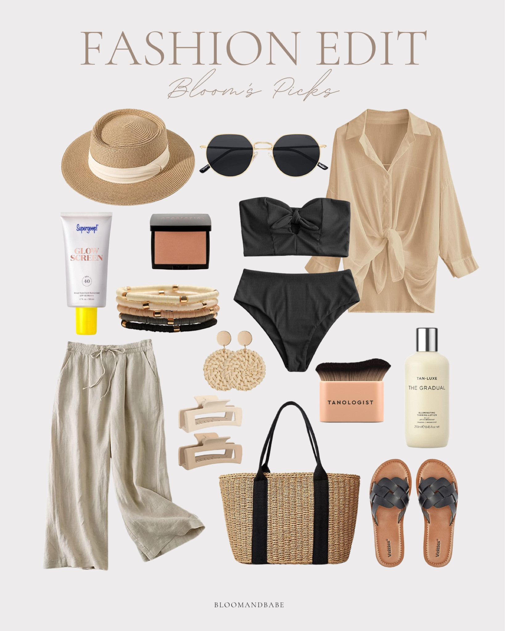 Amazon Fashion / Amazon neutral wardrobe / spring outfits / springs dresses / amazon beauty / amazon handbags / neutral sandals / spring sandals / spring handbags / amazon gold jewelry / spring hat / spring denim / Amazon swimwear

#LTKswim #LTKbeauty #LTKU