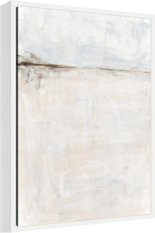 Kate and Laurel Framed Canvas Wall Art Print Light Abstract Landscape by Naomi Hink NLS Design, 1... | Amazon (US)
