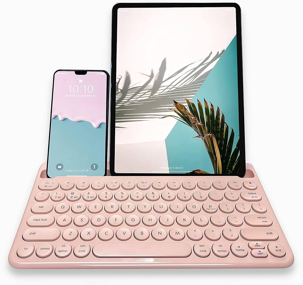 Macally Bluetooth Keyboard for Tablet | Wireless Keyboard for iPad | iPhone Keyboard (Multi-Devic... | Amazon (US)