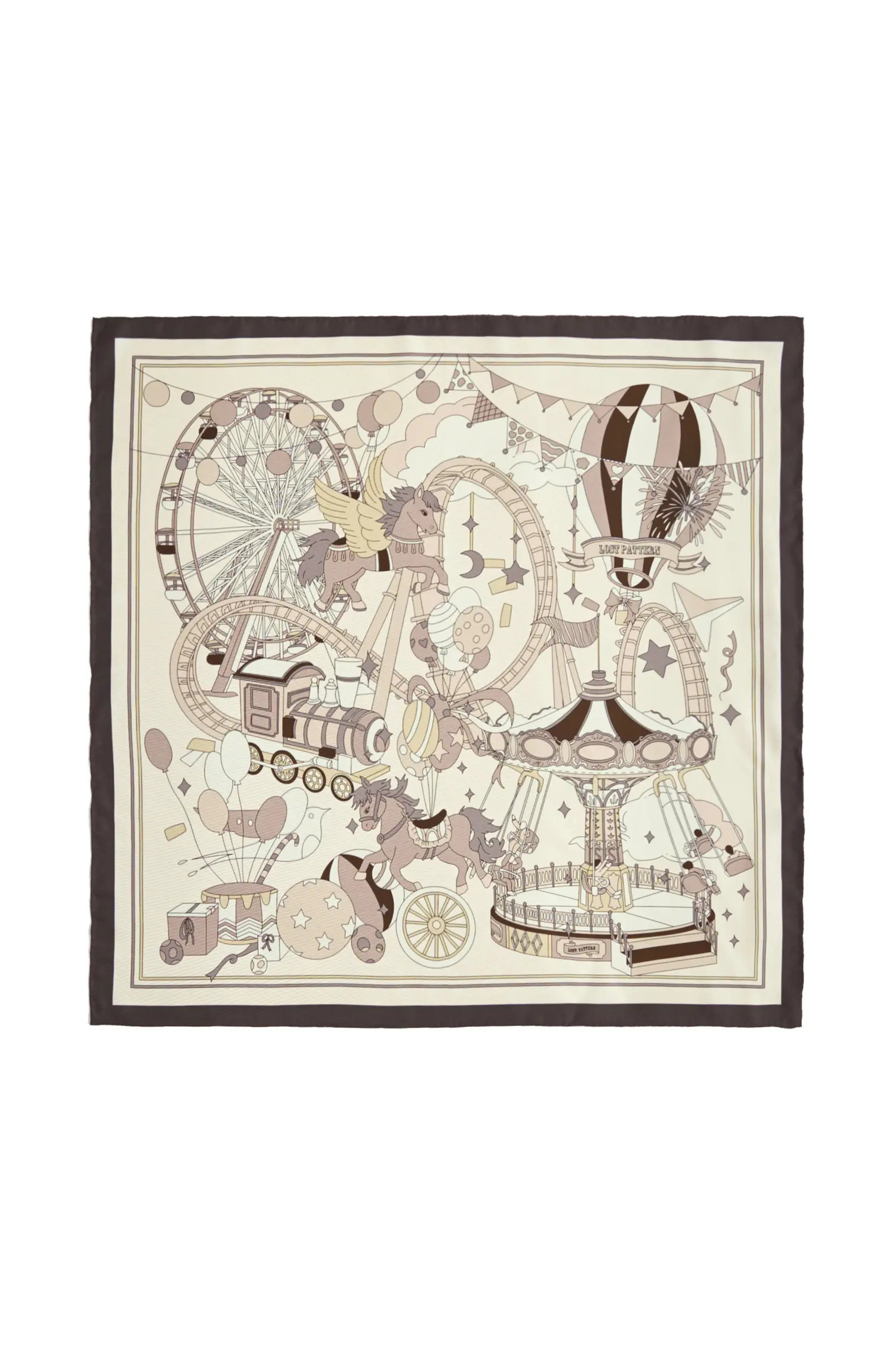 "Pop Pony" Silk Twill Bandana Scarf | Nordstrom | Nordstrom