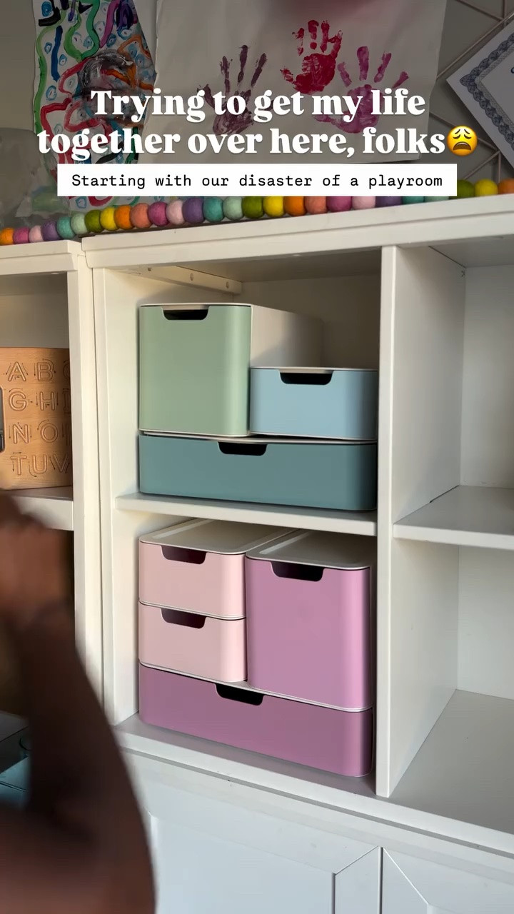 Trying to get my life together over here, folks😩 Starting with our disaster of a playroom. All organization is 20% off!

#LTKmomlife #LTKHome