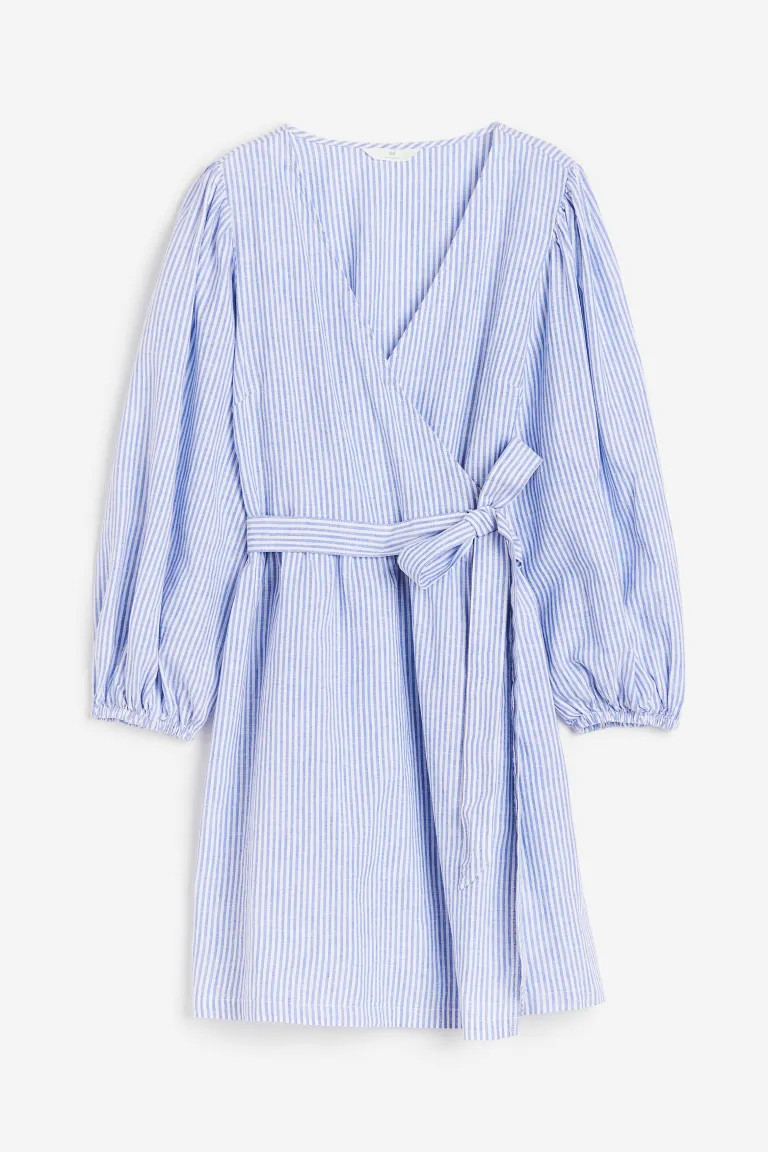 Linen-blend Wrap Dress | H&M (US + CA)