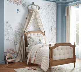 Princess Crown Cornice and Sheers | Pottery Barn Kids