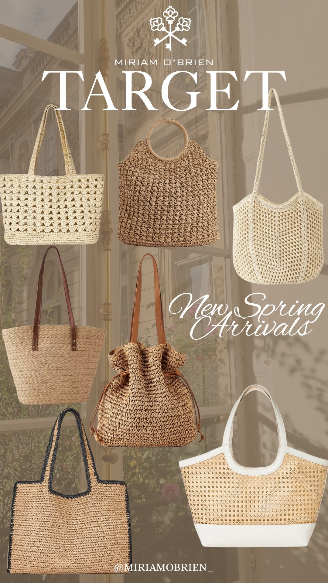 New Spring Handbags at Target

Follow me at @miriamobrien_ on IG and TikTok! 

#TargetSpringAccesories #TargetNewArrivals #TargetNewHandbags #TargetFashion

#LTKSeasonal #LTKOver40 #LTKTravel