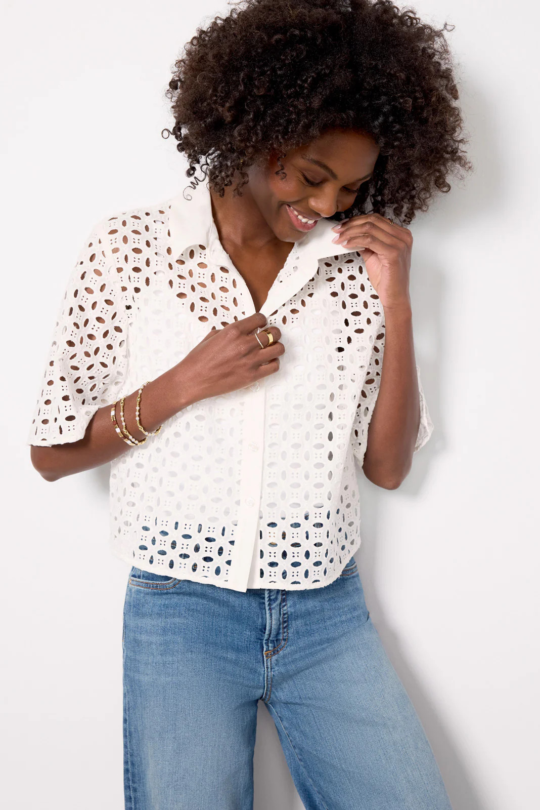 Willow Cutwork Shirt | Evereve