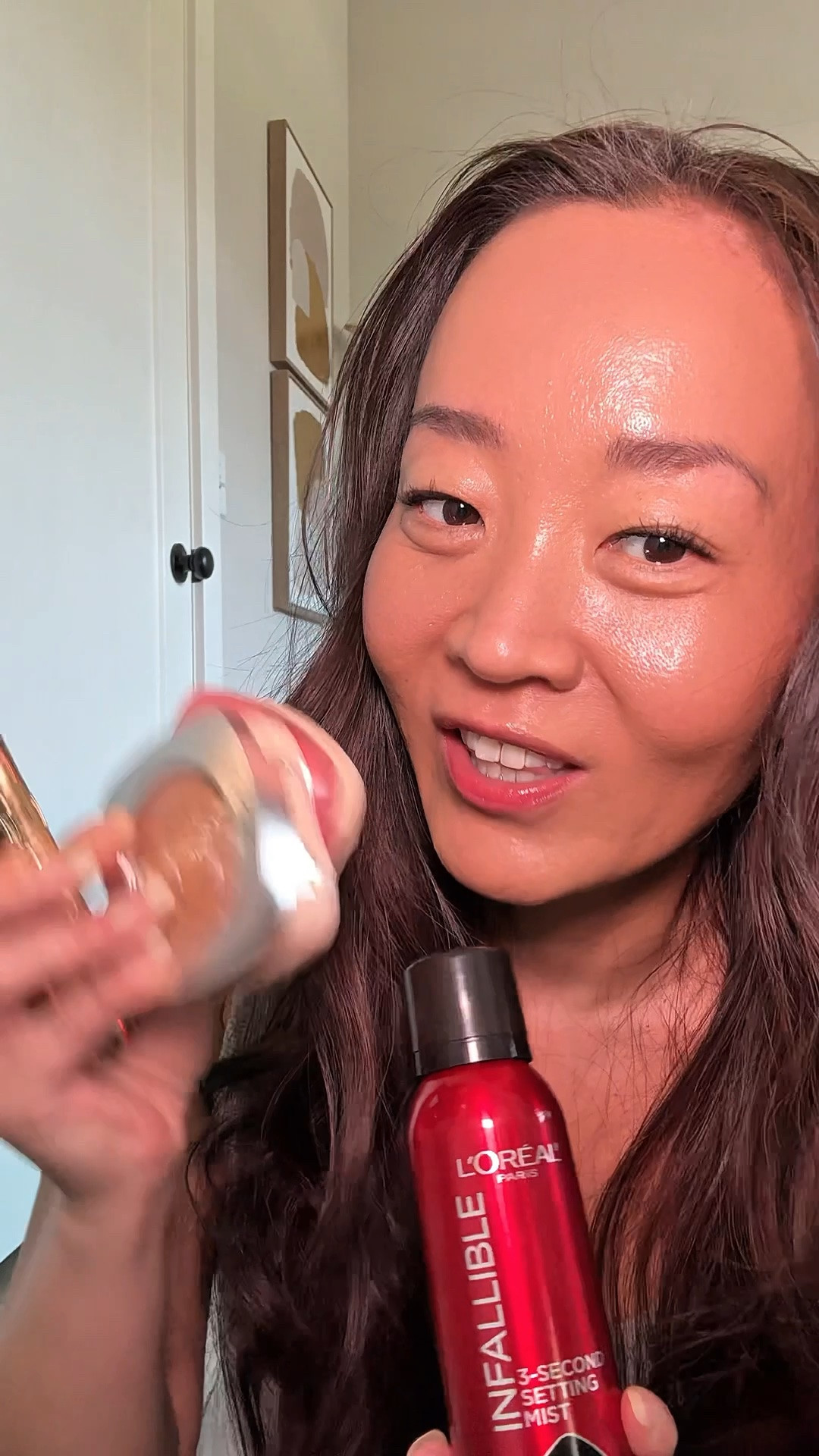 #ad 🍂 Fall makeup is officially in rotation, and this combo is giving me the fresh, dewy finish I’m after.

Here’s what caught my attention: the L’Oréal Paris True Match Hyaluron Tinted Balm Foundation + Balm Embellisher Blush are both formulated with 80% skincare ingredients—so you’re getting hydration and a radiant wash of color while still getting the coverage and finish you want from makeup. The foundation also offers buildable light-to-medium coverage and is designed to improve the look of skin over time.

And if you’re like me and want your lashes to look fuller without feeling heavy, Panorama Mascara gives corner-to-corner, fanned-out volume with a clump-, flake-, and smudge-resistant formula.

Then there’s the final step I think you’ll want to know about: Infallible 3-Second Setting Mist. The microfine mist dries instantly and helps keep makeup vibrant and transfer-resistant for up to 36 hours, while still leaving that natural, dewy glow. ✨

I have a feeling these are going to get a LOT of use this fall. 🍂 What’s currently earning a permanent spot in your makeup bag?

#TargetPartner #LorealParisPartner #LorealParisMakeup @Target  @lorealparis

#LTKmorningroutine #LTKgrwm #LTKBeauty