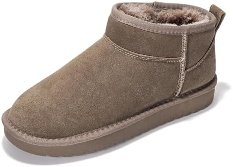 Project Cloud 100% Genuine Leather Ankle Boots for Women - Water Resistant with Memory Foam Insol... | Amazon (US)