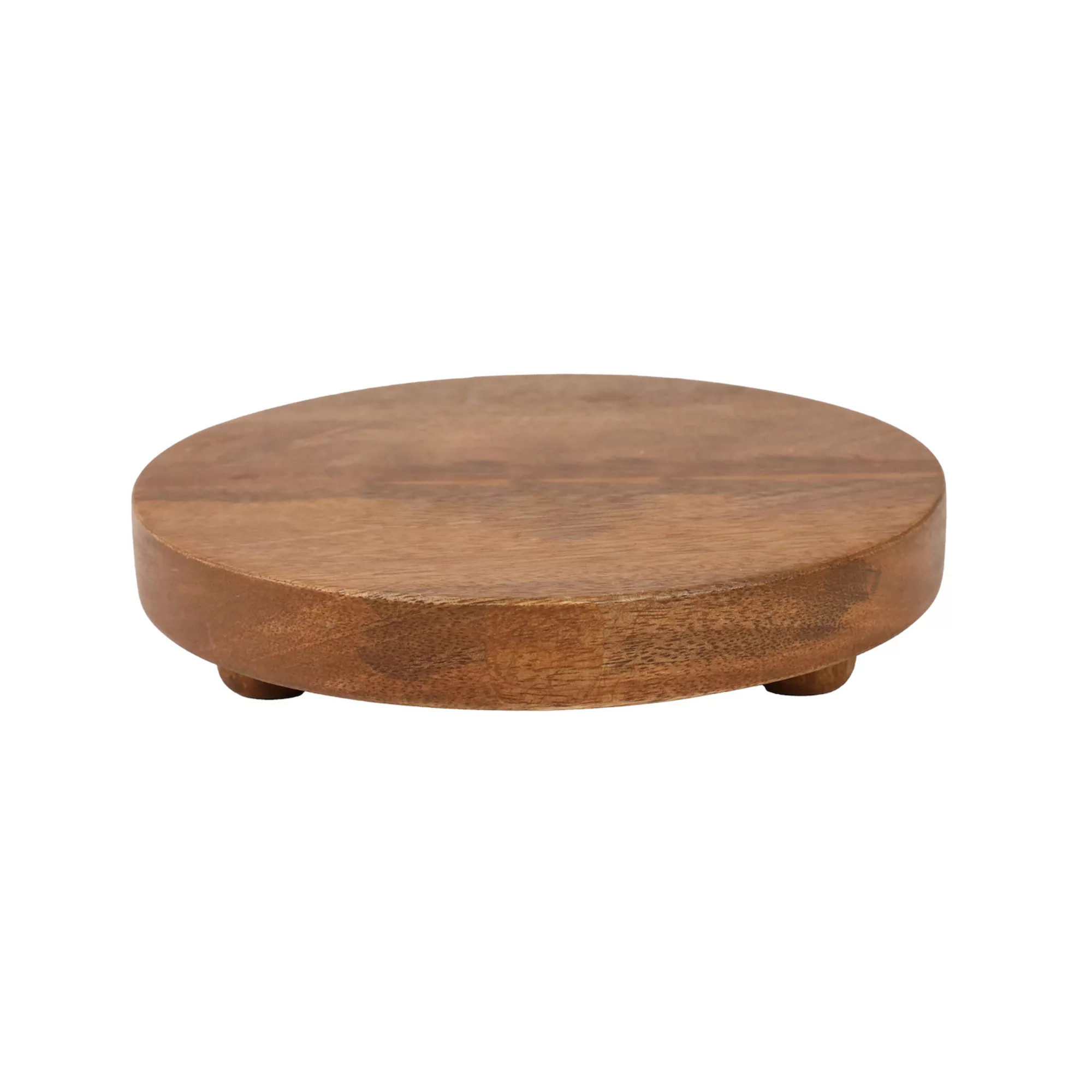 Everyday Decor Mango Wood Footed Tray | Kohl's