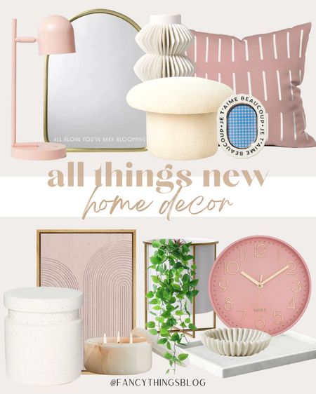 A few new home decor pieces I’m loving! ✨

New home decor, home decor, home decor finds, pink home decor, neutral home decor, aesthetic home decor, lamps, side tables, throw pillows, candles, mirrors, vases, canvas art, wall hangings, clocks, marble, decorative trays

#LTKunder100 #LTKFind #LTKhome