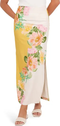 Floral Print Maxi Skirt | Nordstrom