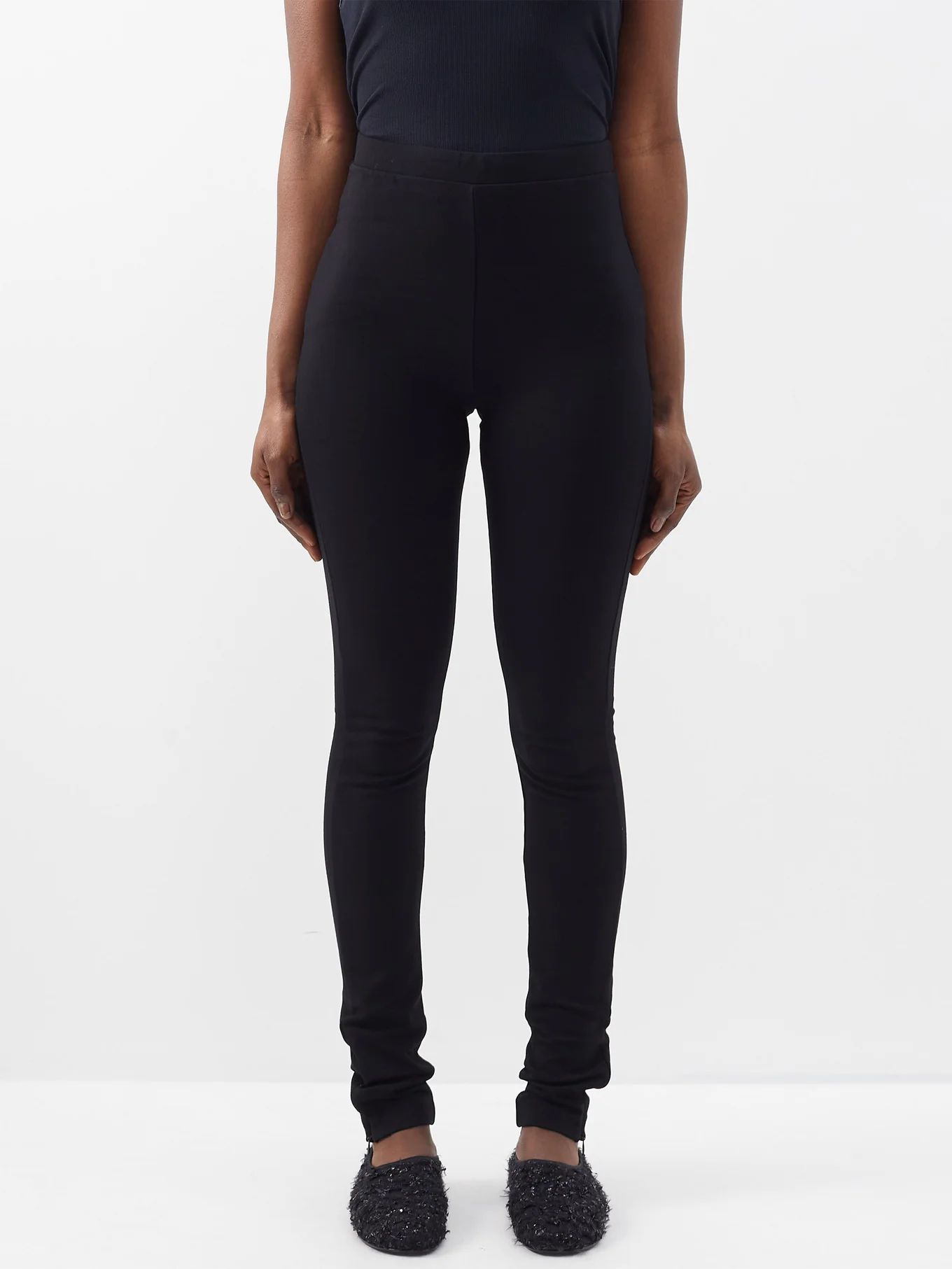 Zipped-cuff jersey leggings | Matches (US)