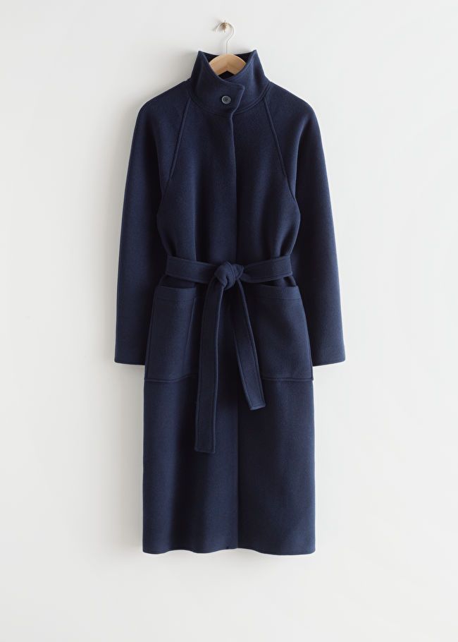 Relaxed Belted Wool Coat | & Other Stories US