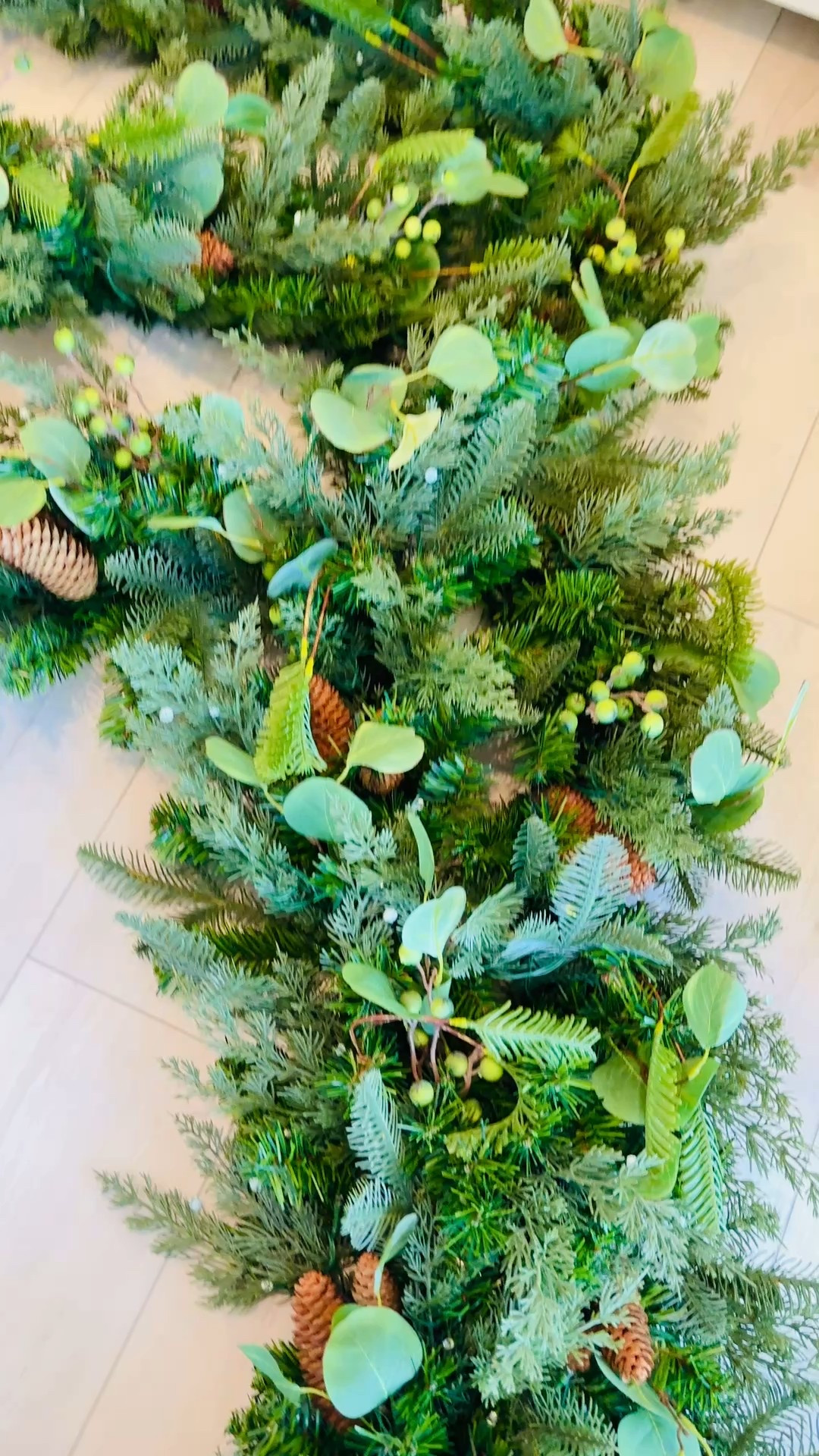 Beautiful holiday garland and wreath with lights that I’ll be using around our front door. Love the mix of greens  ✨🎄✨

#LTKSaleAlert #LTKSeasonal