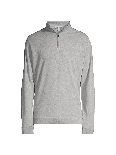 Crown Comfort Cotton Quarter-Zip Classic-Fit Pullover | Saks Fifth Avenue