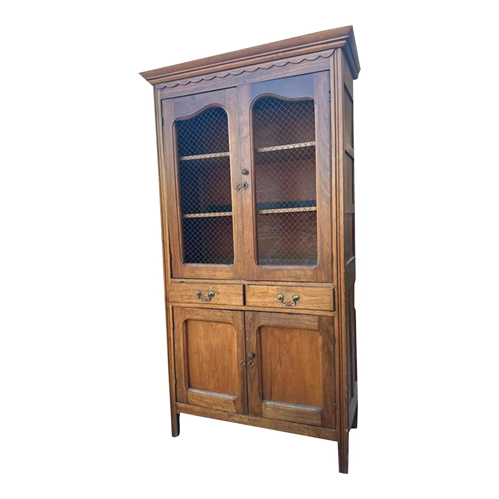French 19th Century Antique Walnut ‘Garde-Manger’ or Pie Safe | Chairish
