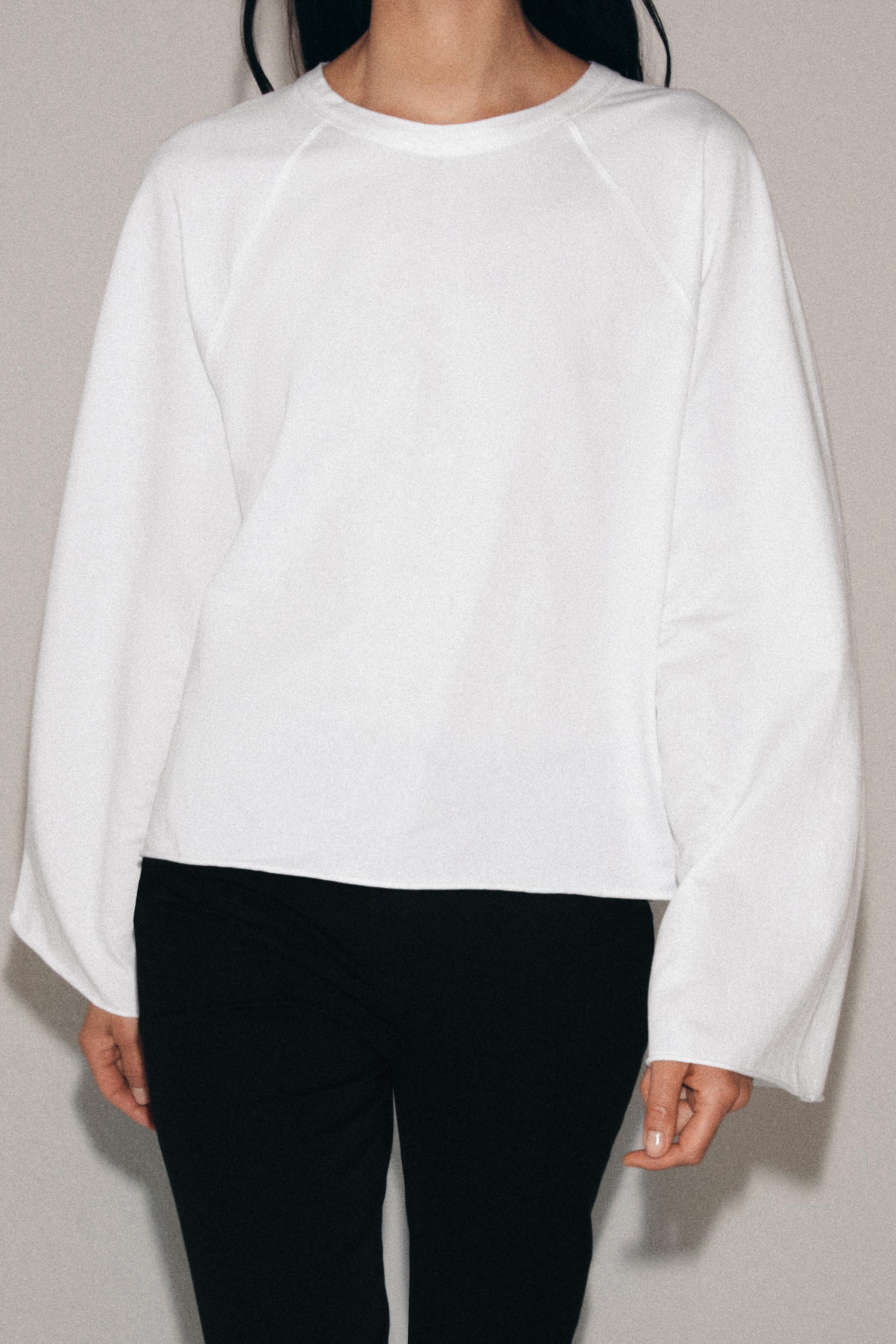 RAGLAN LONG SLEEVE T-SHIRT | Zara UK