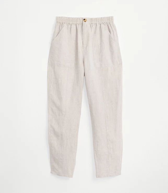 Crosshatch Linen Pants | Lou & Grey (US)