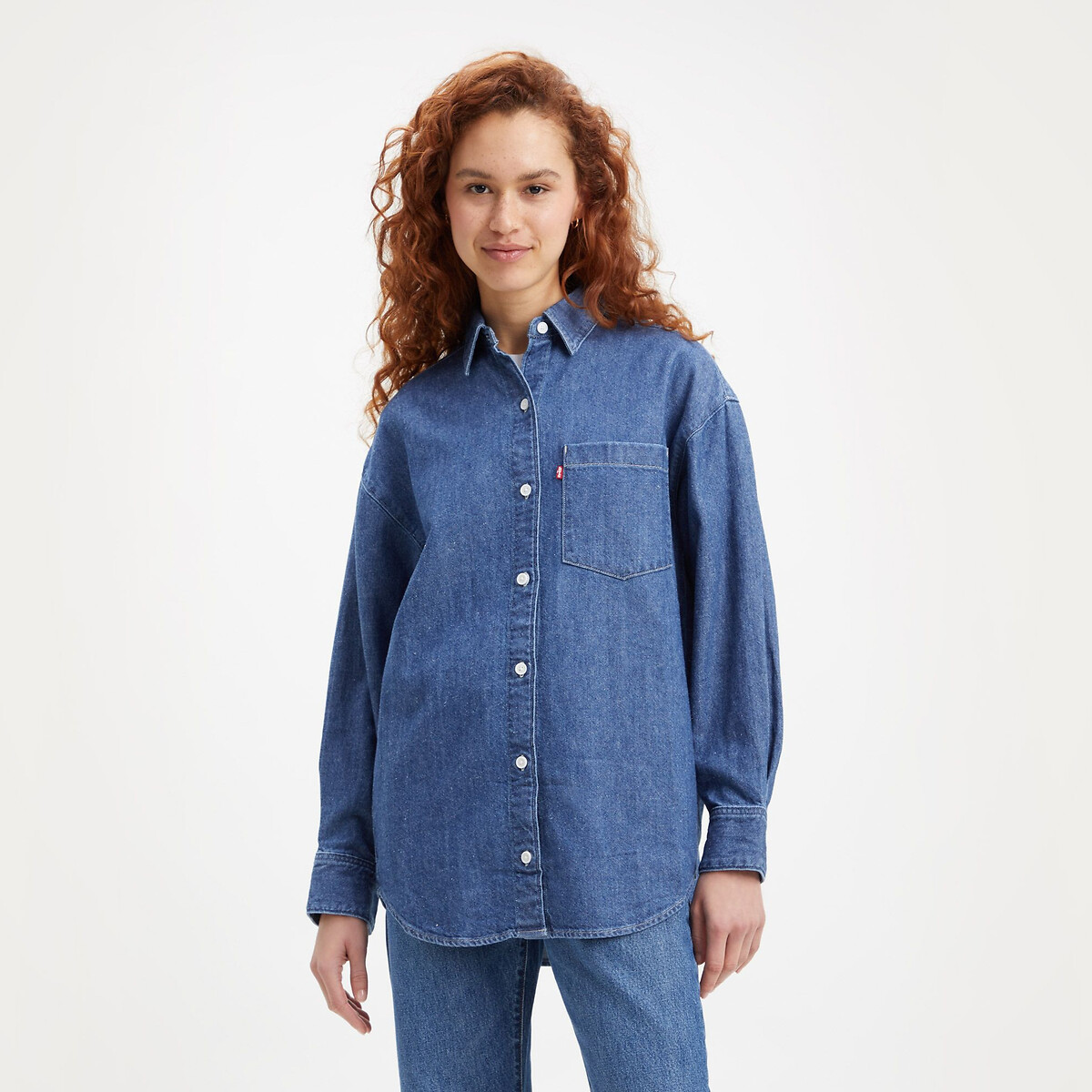 Denim Oversized Blouse | La Redoute (UK)