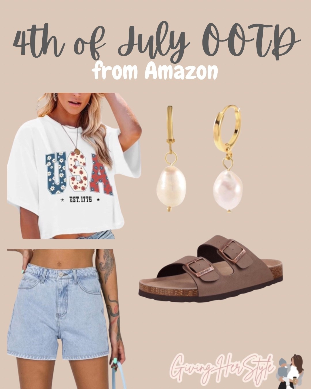 4th of July outfit ideas from Amazon prime 

4th of July, Fourth of July, USA, patriotic outfits, pool party, amazon fashion, amazon outfit idea, red white and blue, white shorts, graphic tshirt, travel, summer ootd 

#LTKSummerEdit 

#LTKSeasonal #LTKFindsUnder50 #LTKStyleTip