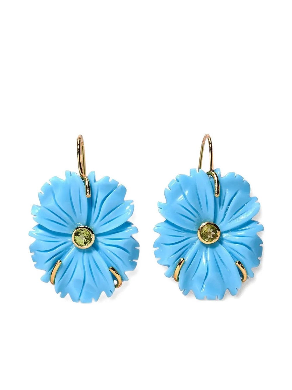 Lizzie Fortunato flower earrings - Gold | Farfetch Global