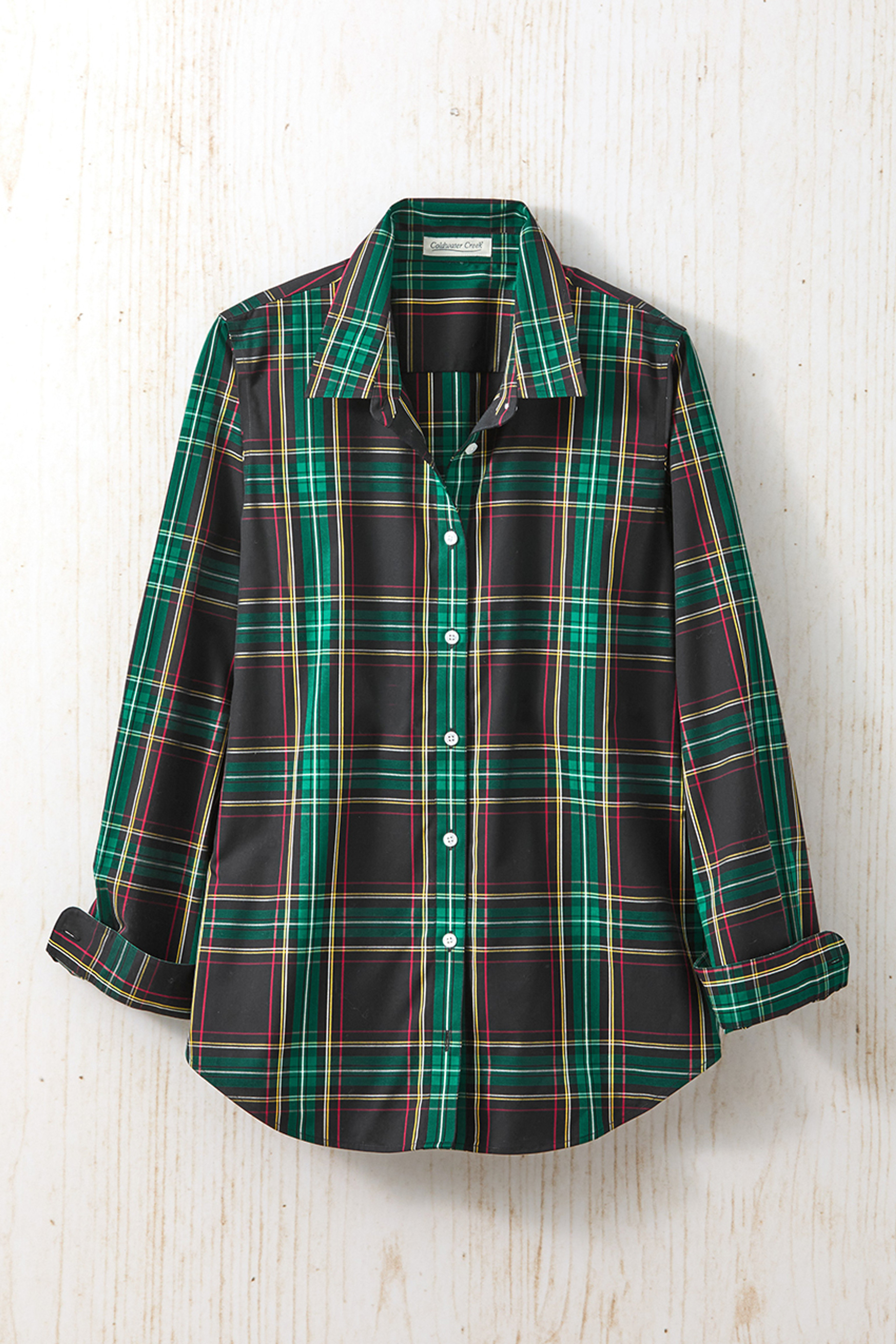 Plaid Makes Perfect No Iron Shirt | Coldwater Creek