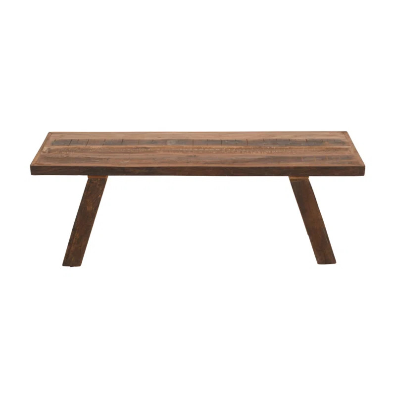 Audelio Unfinished Rustic Solid Wood Bench | Wayfair North America