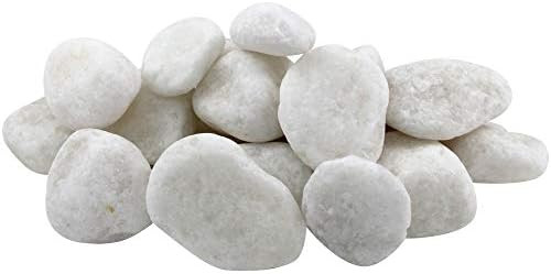 Margo Garden Products 1-3" 30lbs Rainforest Snow White Pebbles, 30 pounds | Amazon (US)