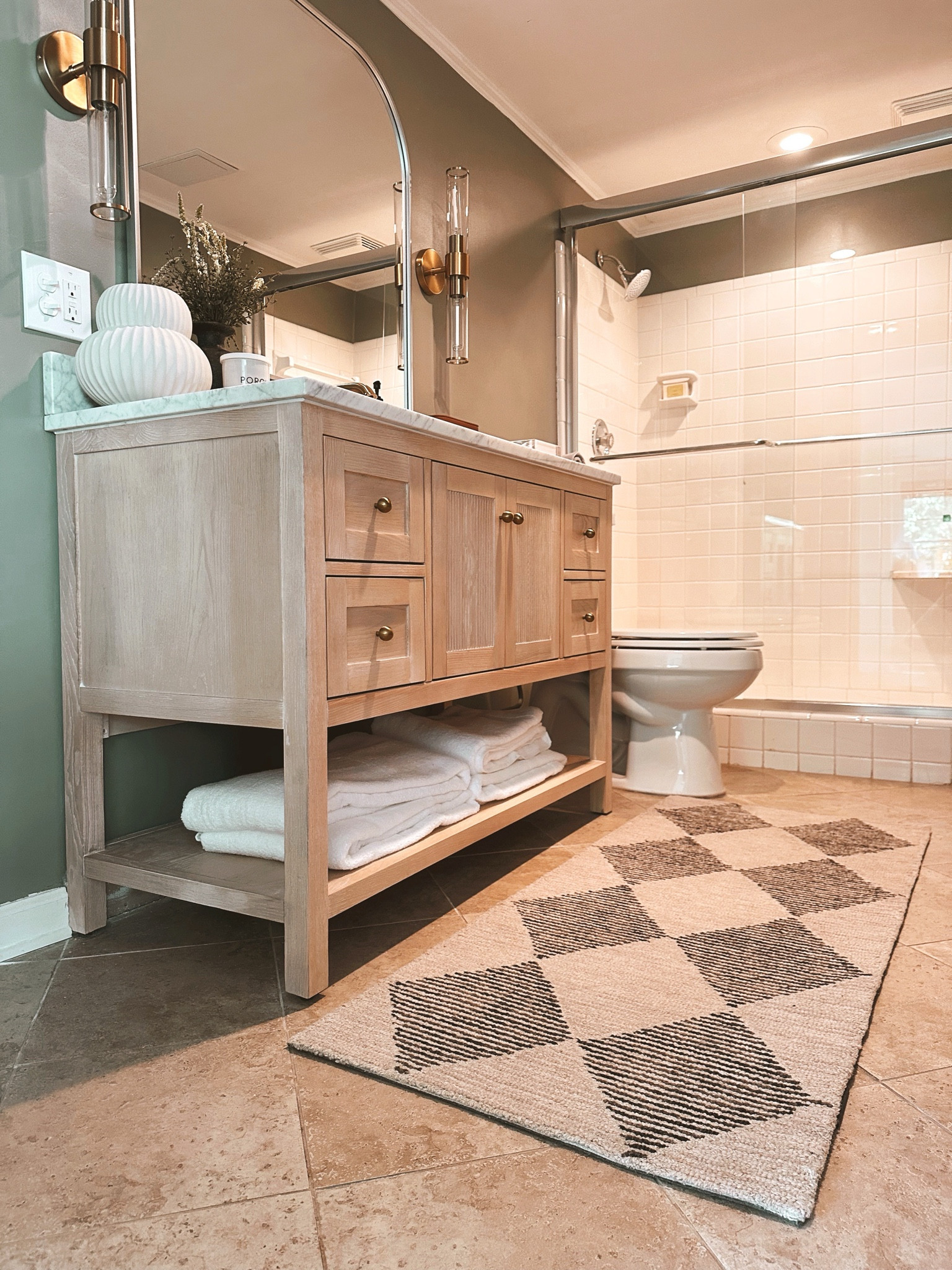 @Wayfair area rugs in my home- best selling rugs and runners at affordable prices with Wayfair. I love my powder bath modern wool geometric rug! Vintage, modern, wool, neutral…they’ve got them all 🤍 #wayfair #wayfairpartner #rugs #arearug #rug

#LTKHome