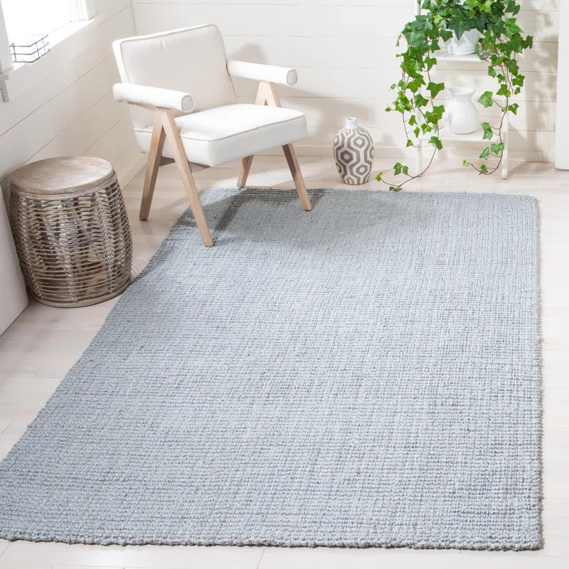Ame Natural Fiber Hand Woven Jute Solid Color Rug | Wayfair North America