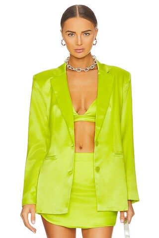 SER.O.YA Motlee Jacket in Neon Lime from Revolve.com | Revolve Clothing (Global)