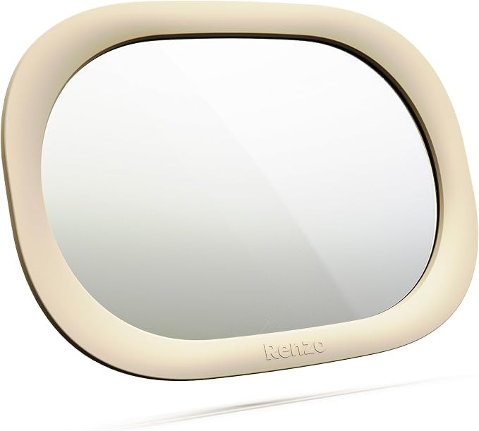 Renzo Baby Car Mirror - Rear Facing Car Seat Mirror for Infants - Extra Large, Shatter-Resistant,... | Amazon (US)