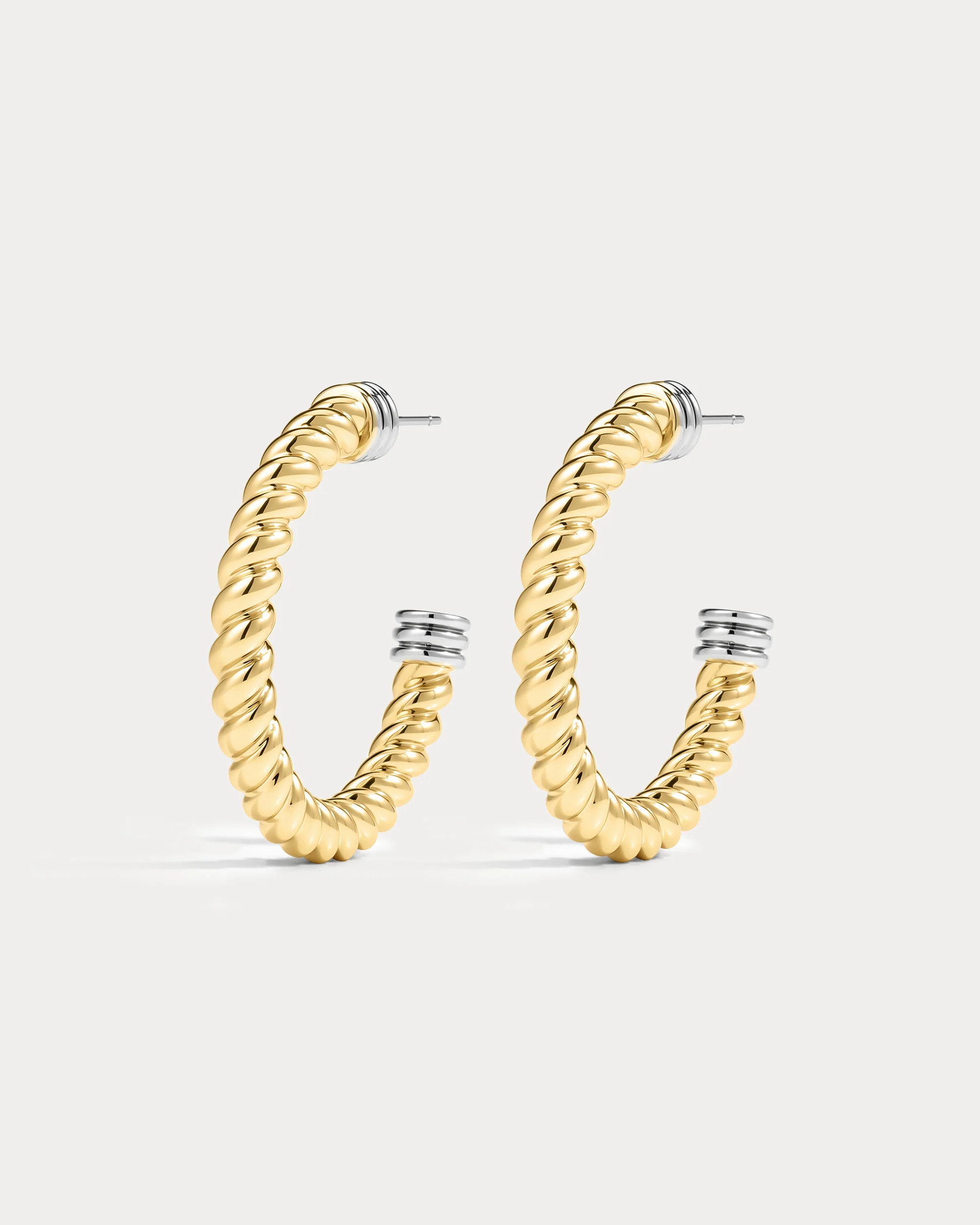 The Sierra Rope Hoops-Gold | Luv Aj Inc.